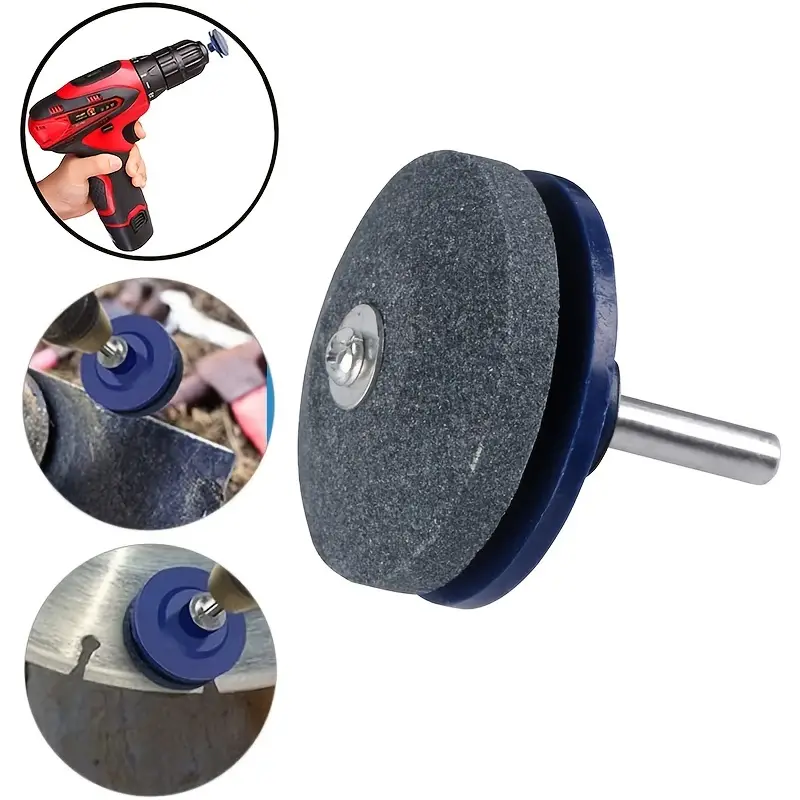 Electric Lawn Mower Sharpener with Whetstone Sander, Wear-Resistant Grinding Head for Sharpening Made Easy