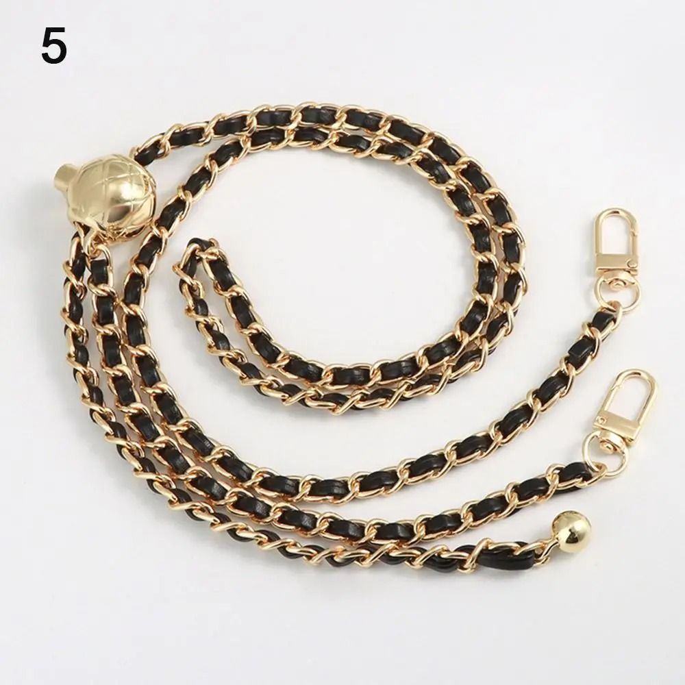 Adjustable Golden Ball Chain Strap – High-End Iron Replacement Shoulder Belt