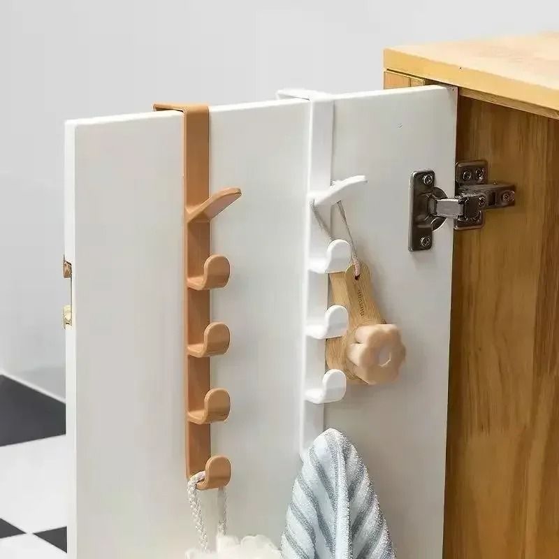 Behind The Door Hook Rack Over The Door Hooks Bag Hanger Organizer for Dorm Room