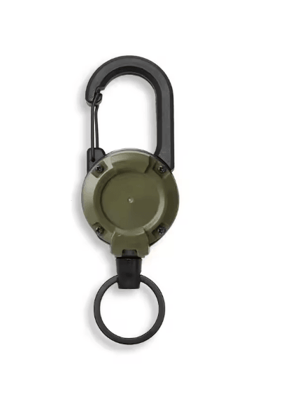 SteelGrip Retractable Carabiner Keychain