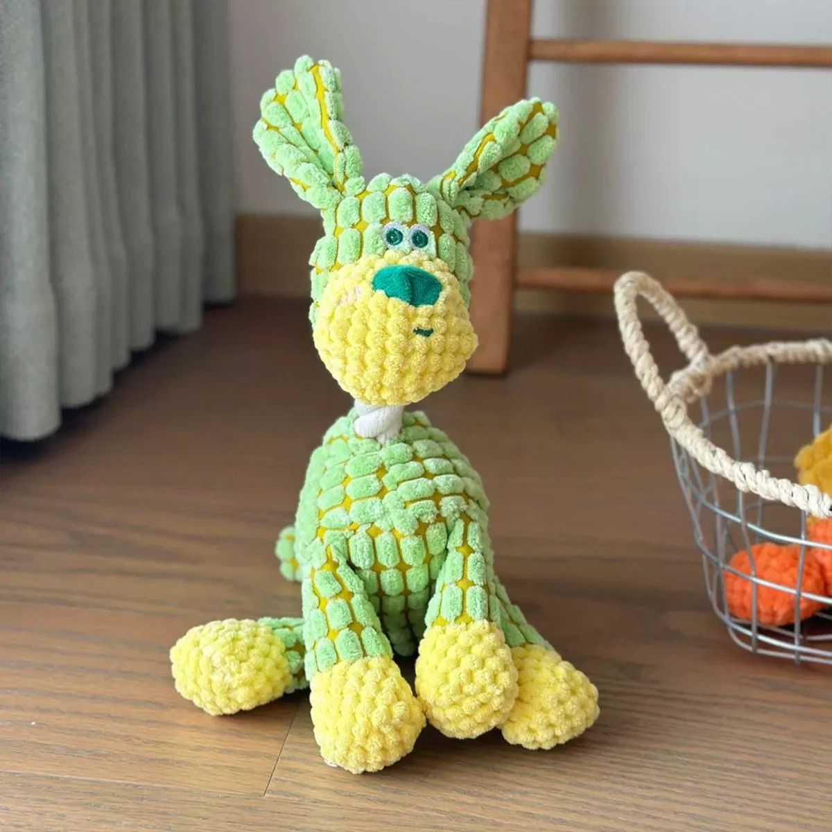 Interactive Plush Squeaky Toy