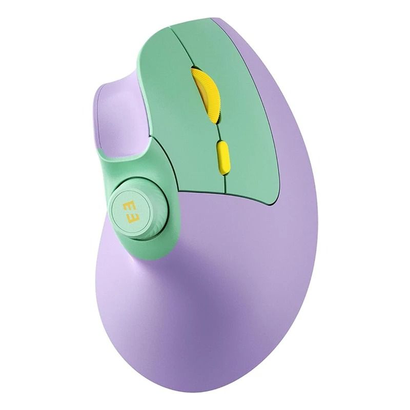Ergonomic Vertical Wireless Mouse with Multi-Device Mastery