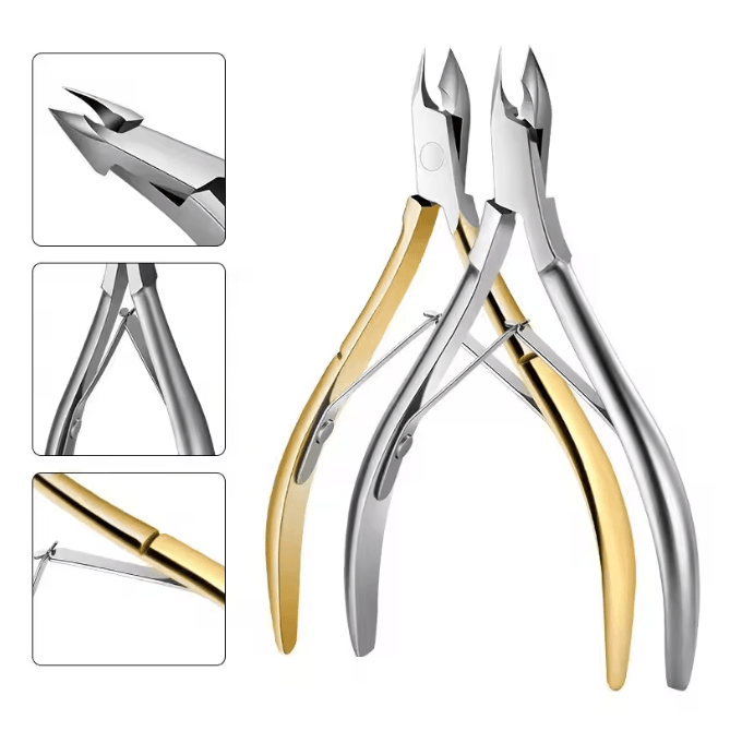 PrecisionPro Stainless Steel Cuticle Nipper For Clean Manicure Care