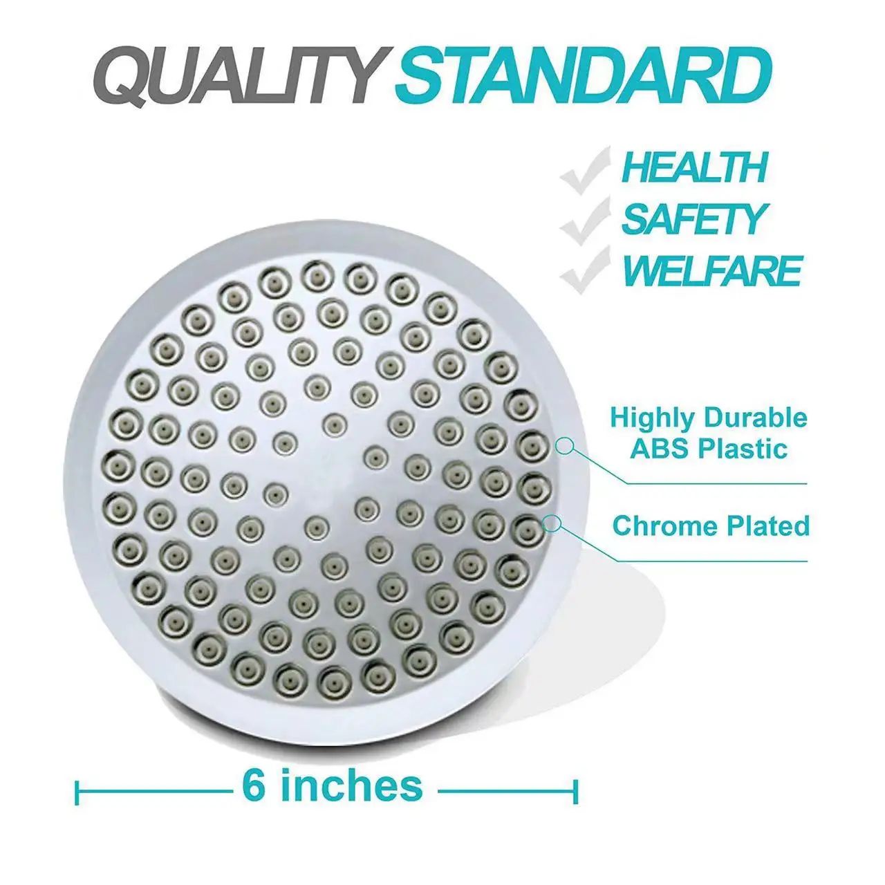 High Pressure Shower Head Set with Extension Rod Bathroom System