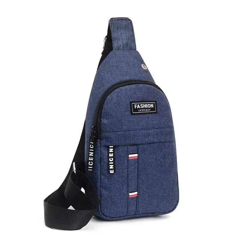 Mens Waterproof Adjustable Shoulder Strap Waist Bag Large Capacity Casual Fashionable Travel Bag