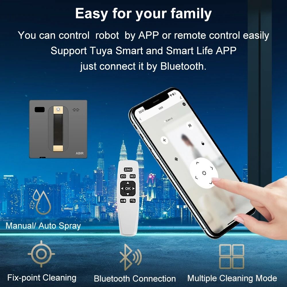ABIR WD8 Smart Robot Window Cleaner