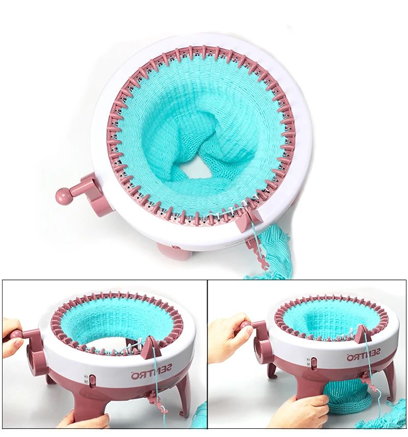 40-Needle Hand Knitting Machine DIY Knitting Loom