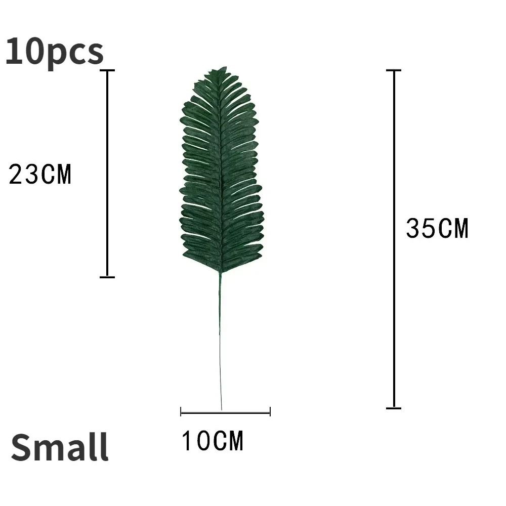 Hawaii Artificial Palm Leaf Set – High-Definition Tropical Botanical Accents