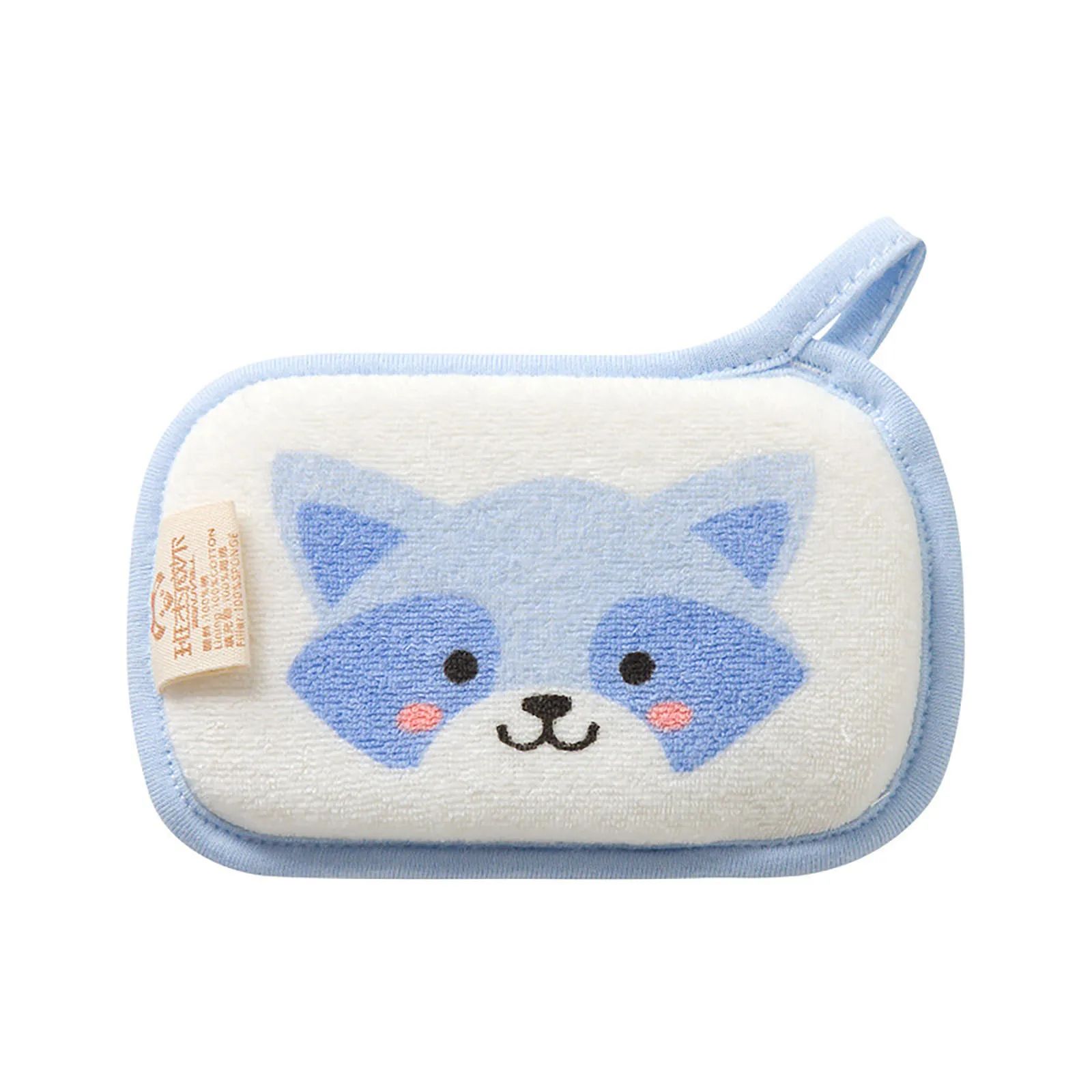 Cute Elephant Baby Bath Sponge Soft Cartoon Shower Brush Gentle Infant Bath Towel