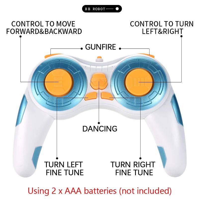2.4G Intelligent RC Robot Car with Gesture Control and Sound Effects