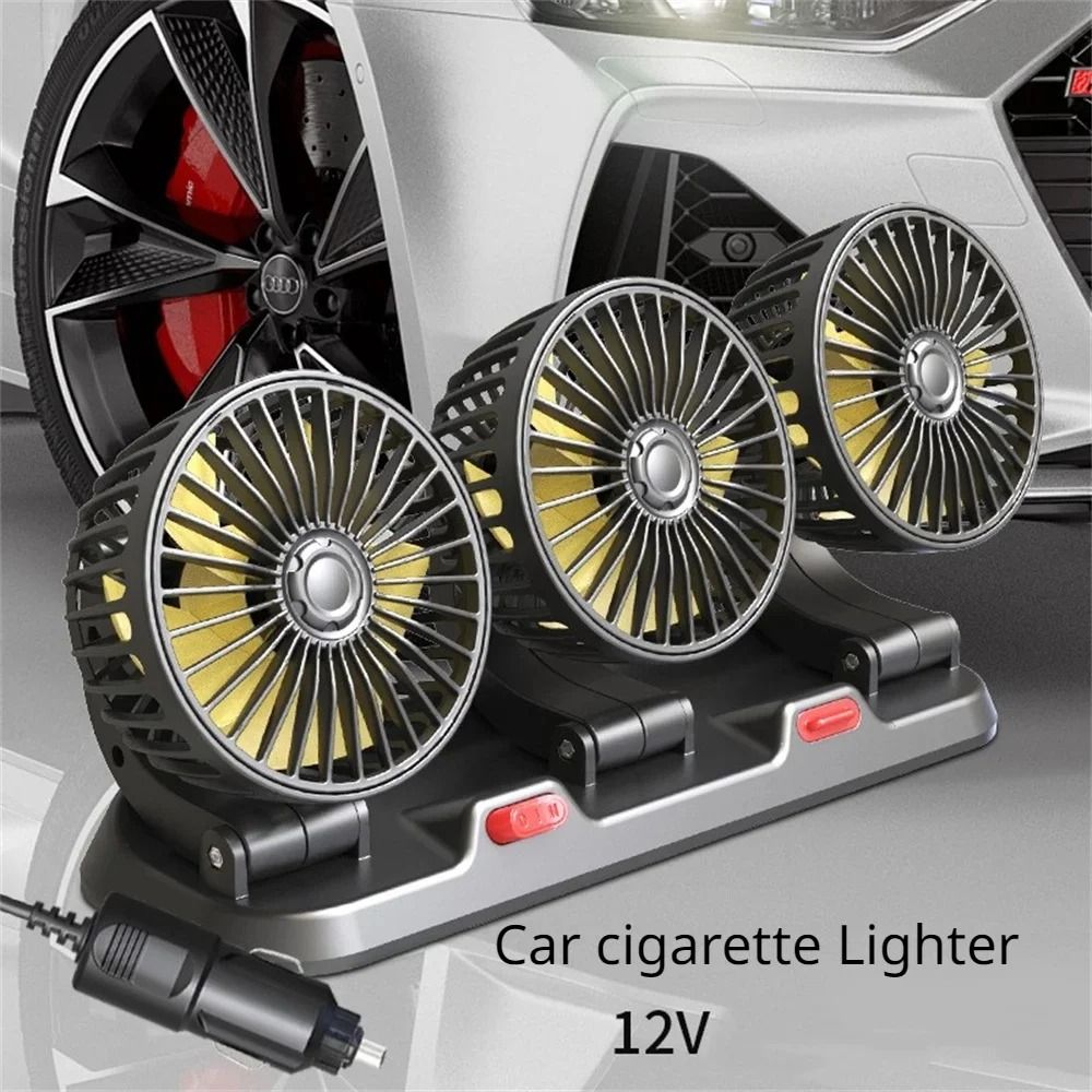 Why Choose Our Car Fan Adjustable Triple Head Electric Dashboard Fan USB 12V 24V