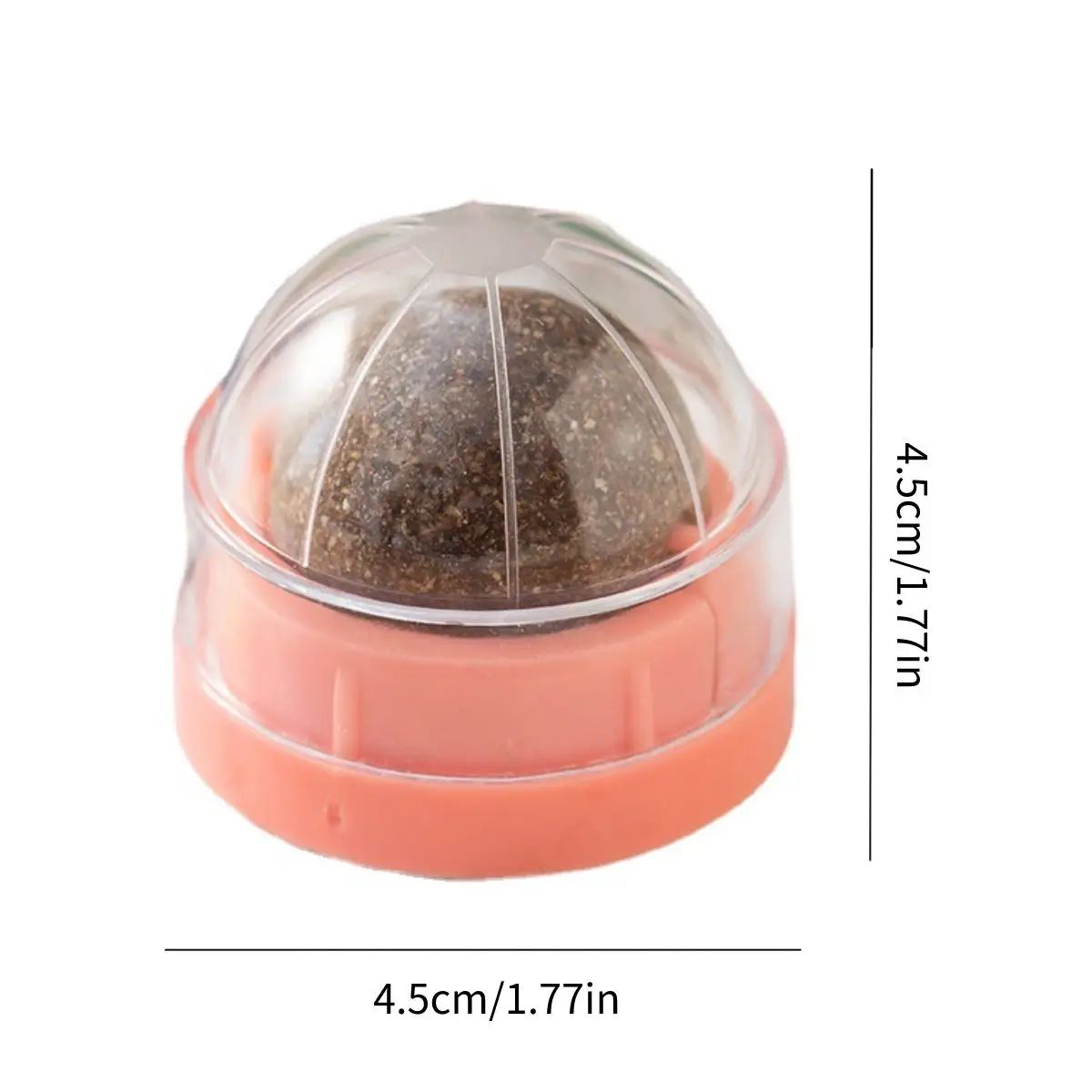 Rotatable Catnip Wall Ball Toy Teeth Cleaning Licking Snack