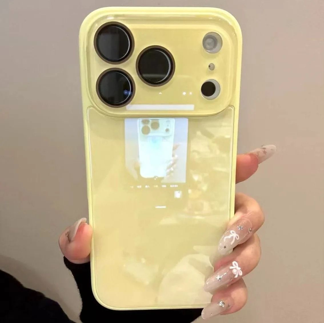 Luxury iPhone Tempered Glass Case Shockproof Hard Back with Camera Protection