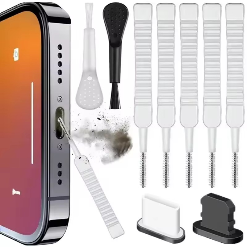 Dust Plug Mobile Phone Speaker Cleaning Set Charging Port Cleaner