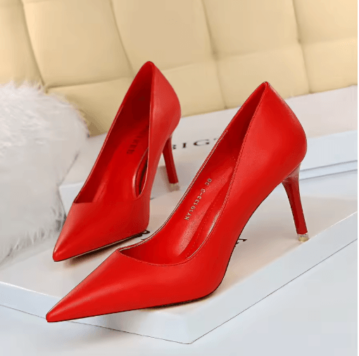 BIGTREE 2026 Classic Pointed Toe Stiletto Pumps – Wedding & Party High Heels