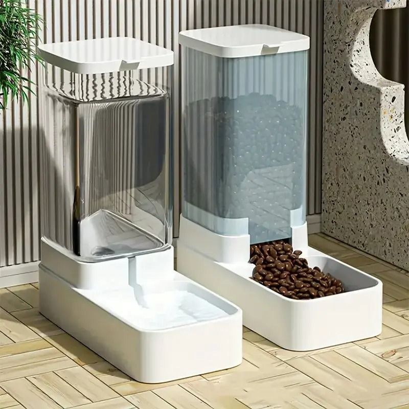 Automatic Dog Feeder and Water Dispenser Set for Food and Hydration