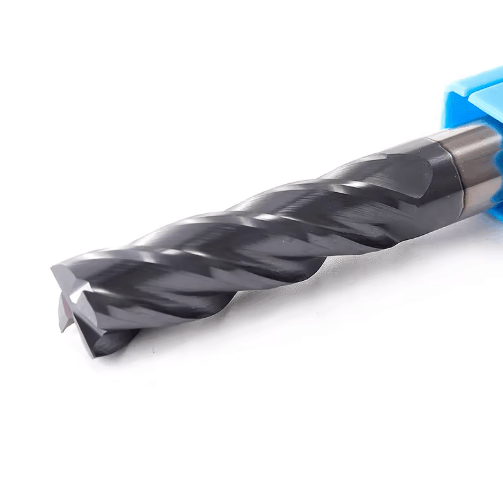 ZGT HRC50 Alloy Carbide End Mill Set – 4-Flute Tungsten Steel Milling Cutters (4–16mm)
