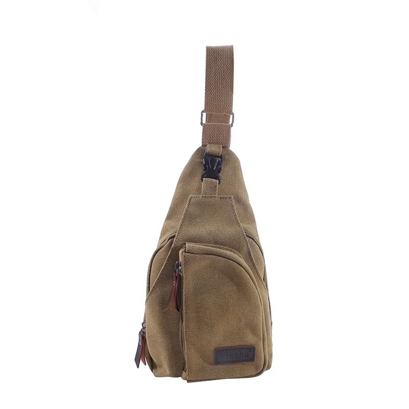 Vintage Canvas Satchel Shoulder Sling Chest Pack