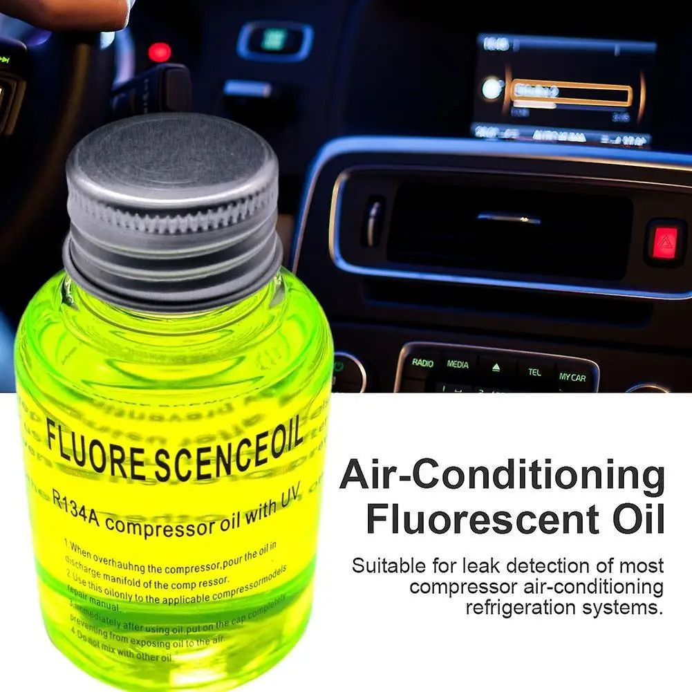 R134a Car AC Leak Repair Agent Fluorescent Detection Oil