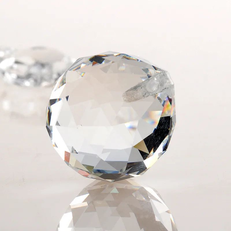 Faceted Crystal Ball Prism Suncatcher Chandelier Pendant
