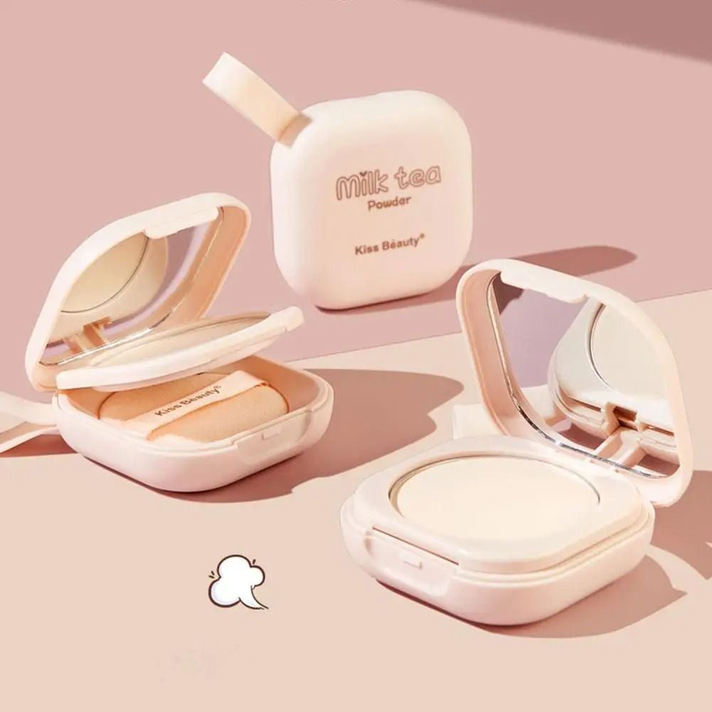 Korean Brightening Loose Powder Mineral Concealer Foundation Compact