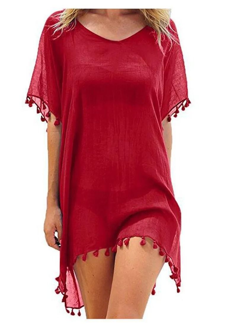 Women Summer Lace Crochet Beach Cover Up