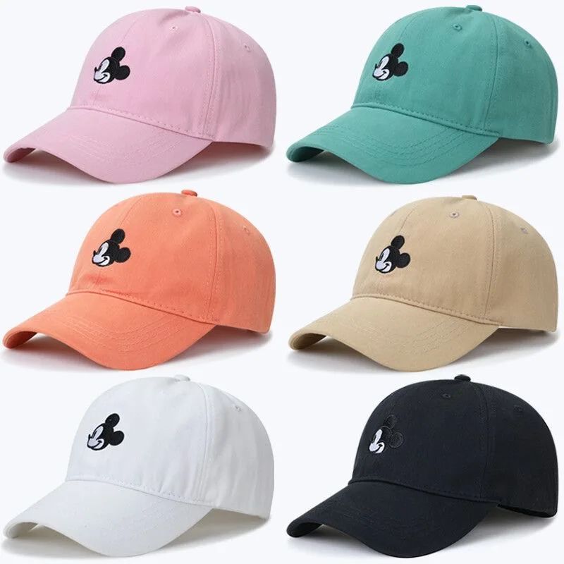 Unisex Mickey Cartoon Cotton Baseball Cap