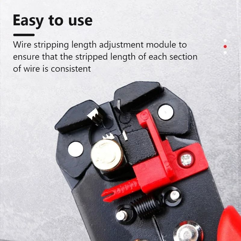 Automatic Wire Stripping Pliers Multifunction Cable Cutter and Crimping Tool