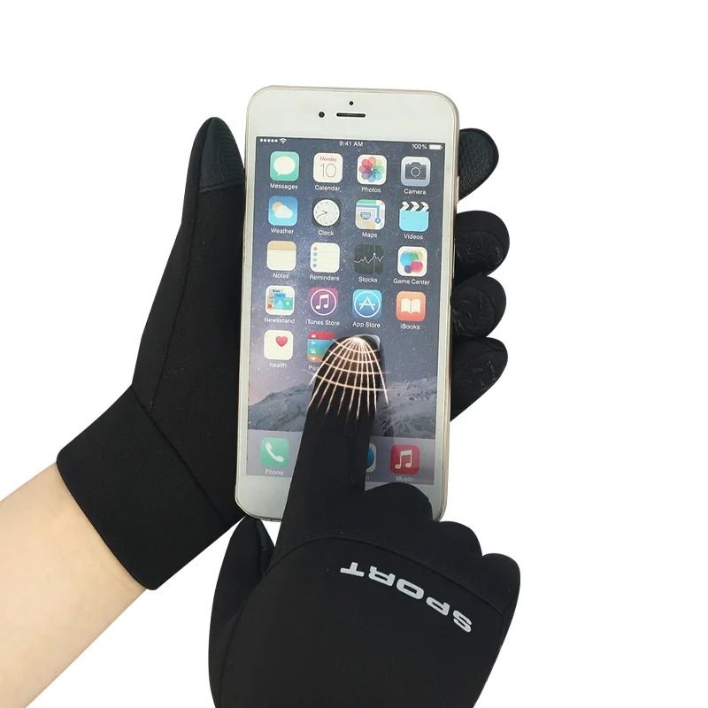 Thermal Football & Outdoor Sports Gloves – Waterproof High-Density Nylon Grip