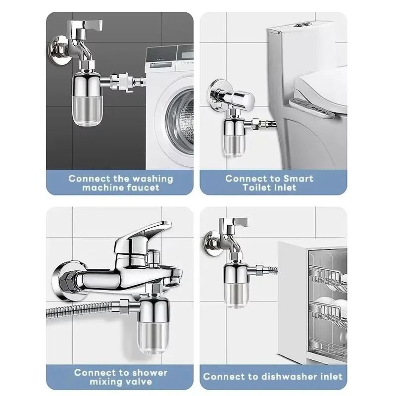 AquaGuard Stainless Steel Spin Down Sediment Water Filter for Home Plumbing