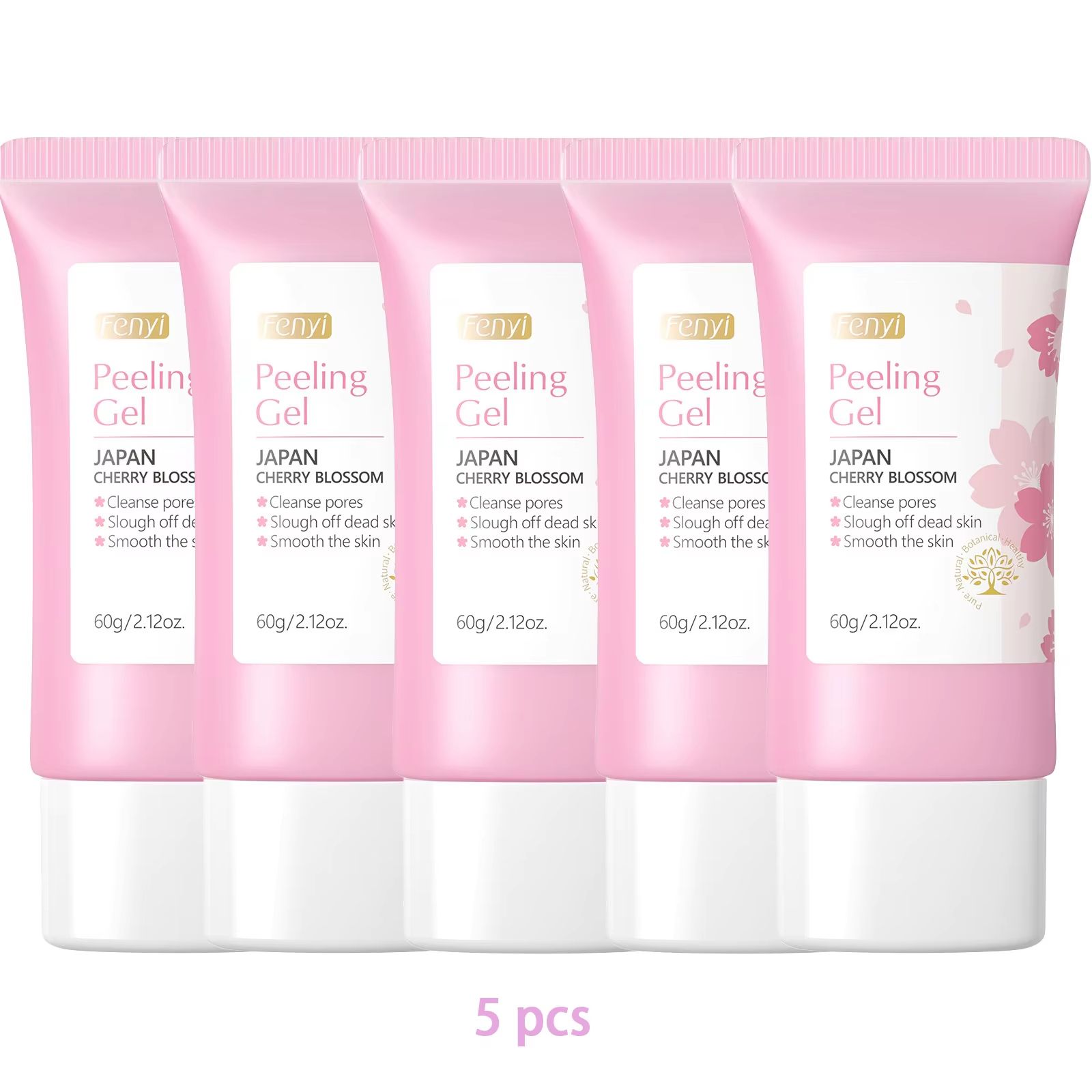 Sakura Deep Cleansing Exfoliating Gel – Brightening Facial Scrub and Moisturizer 60g