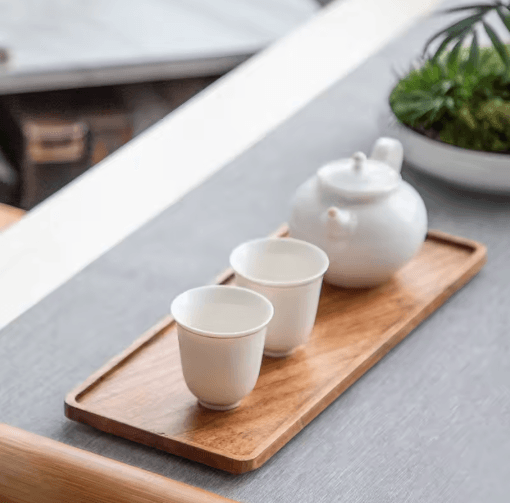 Acacia Wood Rectangular Serving Tray and Long Charcuterie Board
