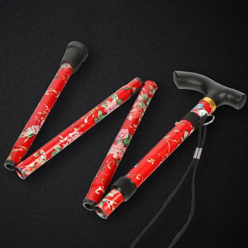 Unisex Telescopic Aluminum Folding Walking Cane