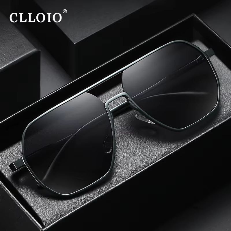 Aluminum Photochromic Sunglasses – Polarized Anti-Glare Chameleon Glasses for Men & Women