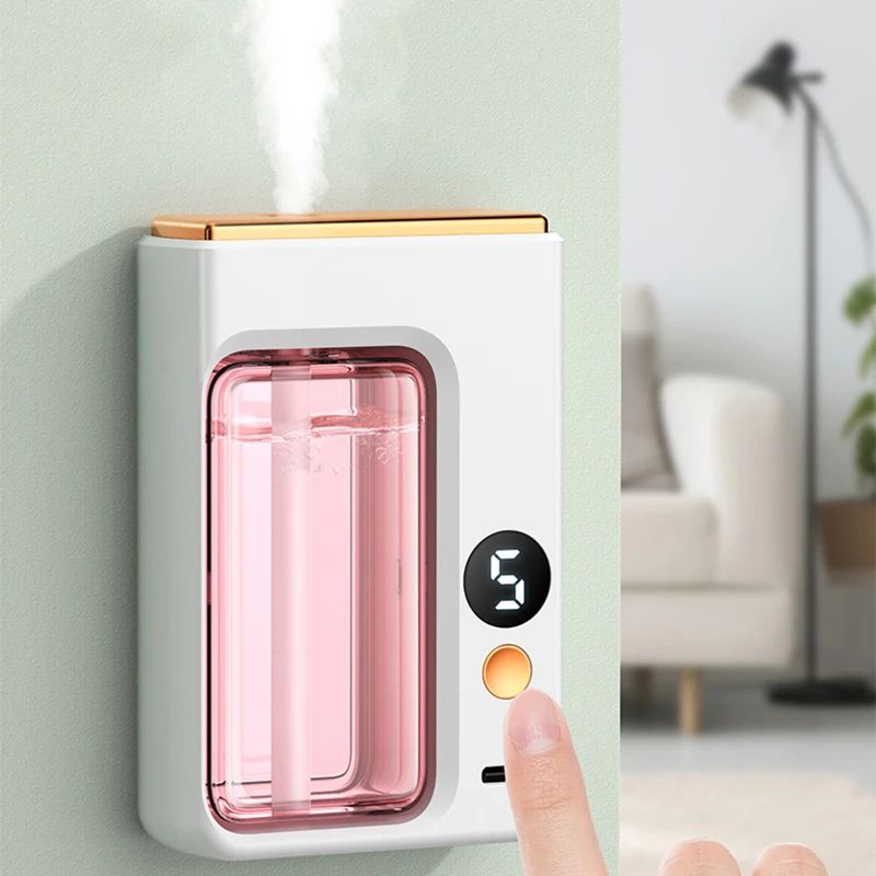 Automatic Car Aroma Diffuser with Display – Essential Oil Air Freshener & Humidifier Jasmine Scent