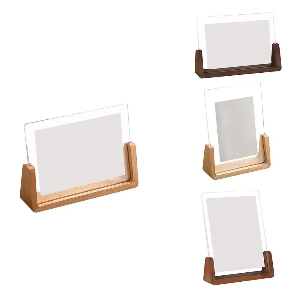 Walnut and Beech Acrylic U-Shape Photo Frame