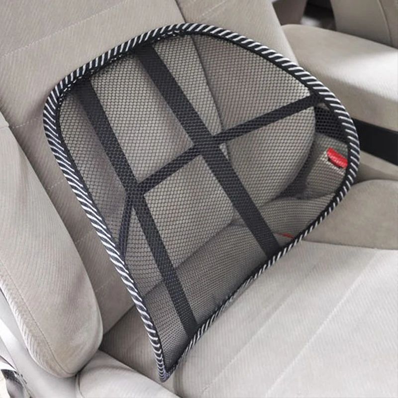 ErgoMesh Lumbar Support Cushion – Breathable car seat lumbar support for Office & Home