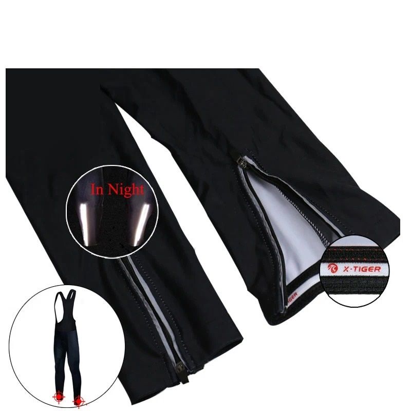 Winter Thermal Cycling Bib Trousers Mountain Bike Bicycle Tights