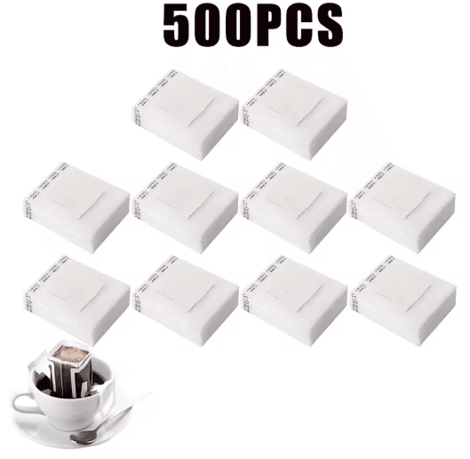 Fast Flow Hanging Ear Coffee Filter Bags Disposable Espresso Tea Brewing Paper 50 500PCS