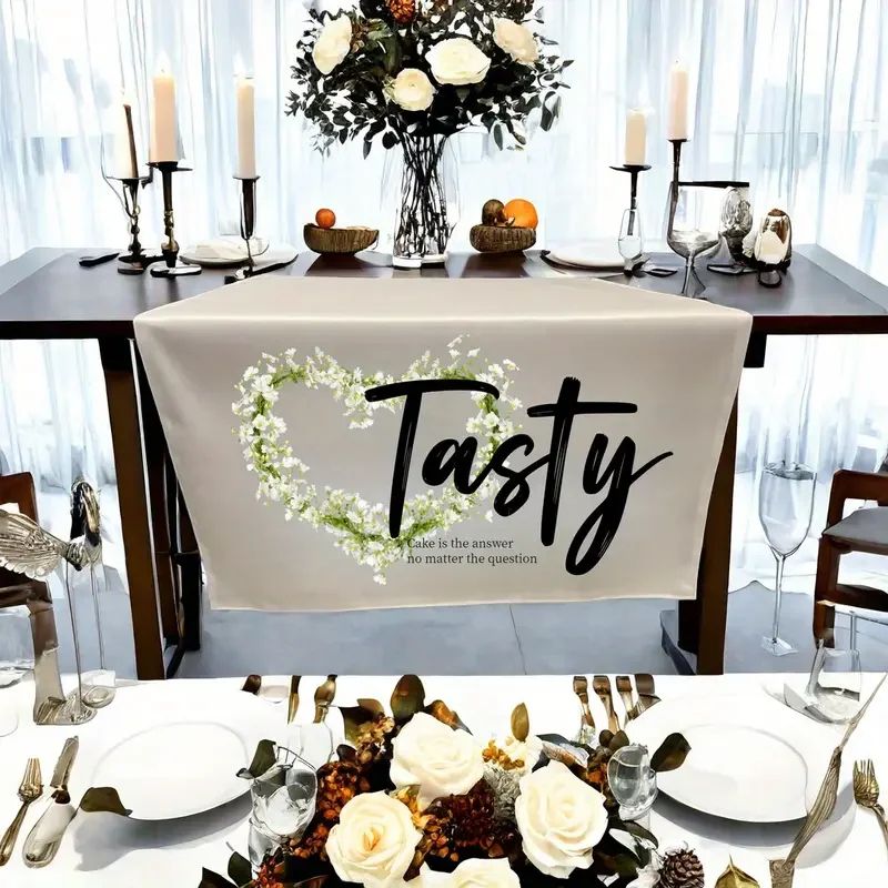 Custom All-Season Table Runner – Personalized Durable Decor for Weddings, Holidays & Everyday Use