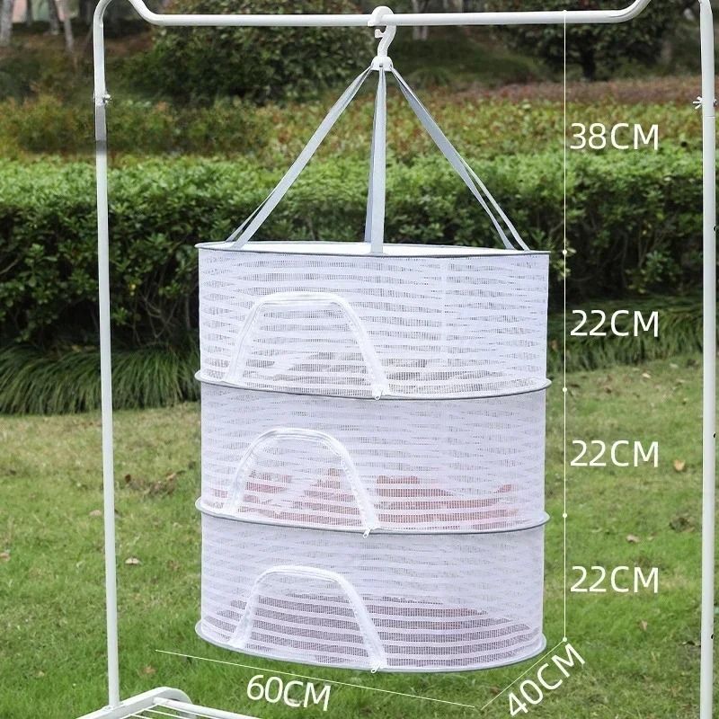 Three Layer Drying Net Anti Mosquito Fish and Food Drying Rack