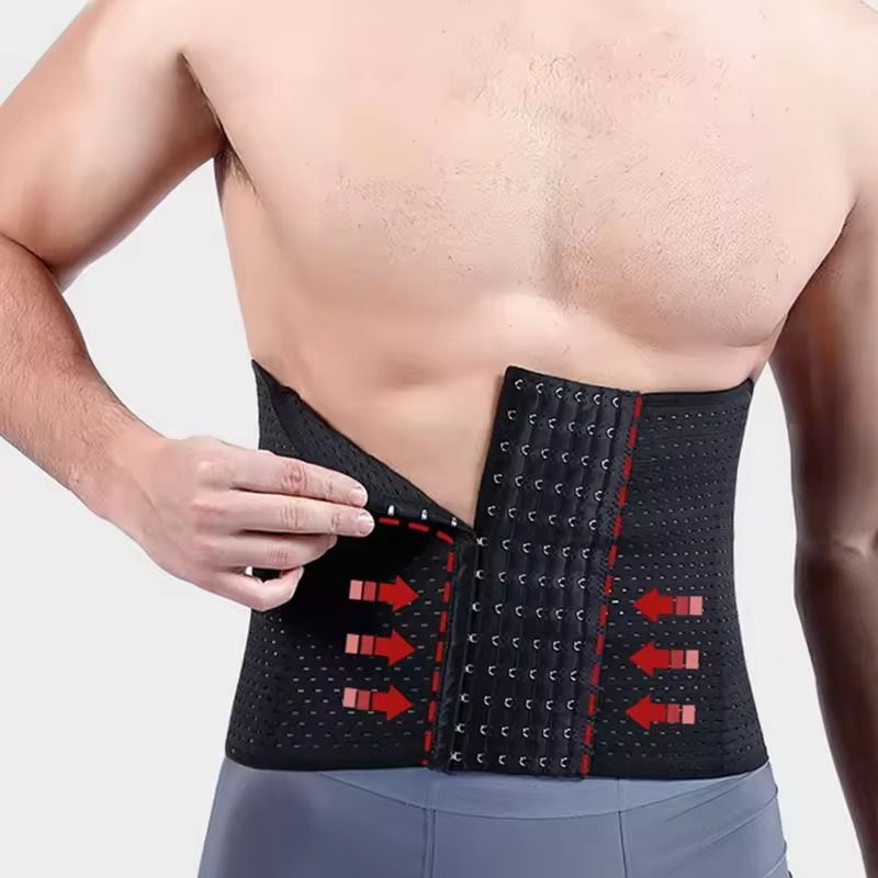Men Slimming Body Shaper Waist Trainer Compression Belt