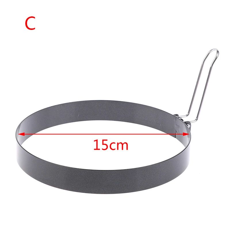 Perfect Round Pancake Ring Mold & Egg Ring Mold Set - Nonstick Metal Cooking Rings (3.5–8 in)