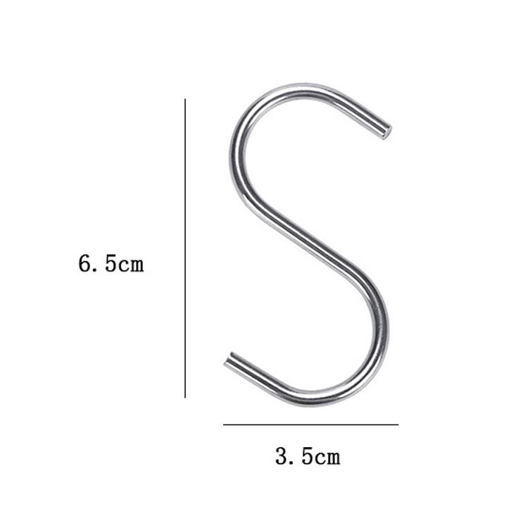 Stainless Steel Kitchen Hooks Set for Space-Saving Utensil Storage