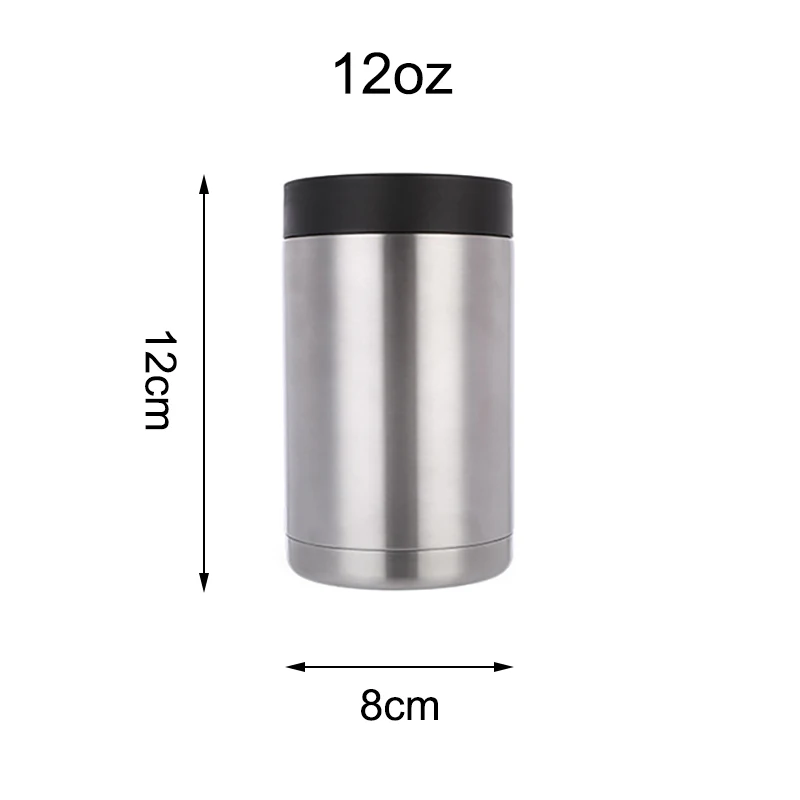 Stainless Steel Beer Bottle Cooler, Double Wall Vacuum Insulated Cold Keeper Can/Bottle Holder, Durable Drink & Bar