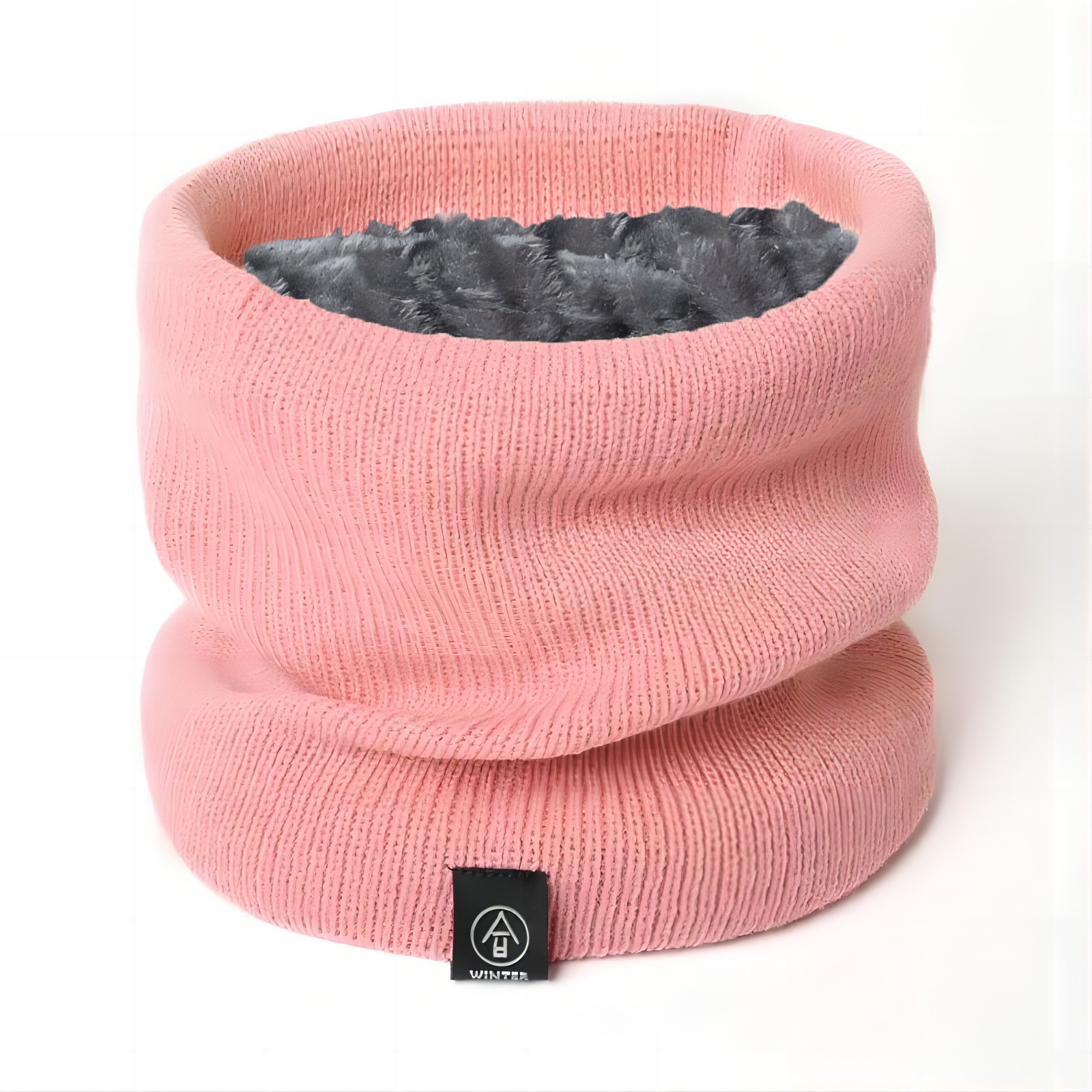 Winter Snood Scarves, Lady Warm Thick Unisex Neck Scarf, Soft Knitted Cashmere Like Fashion Ring