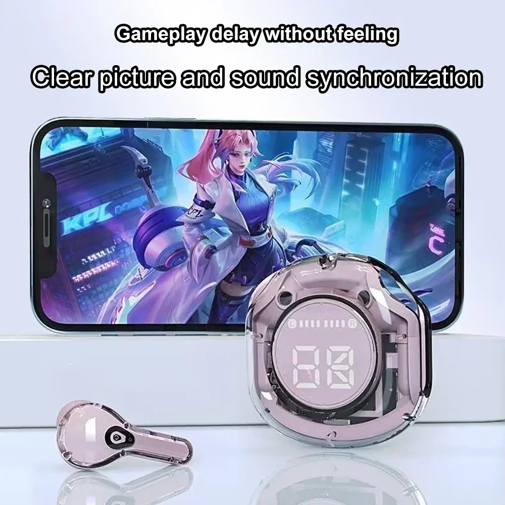 T8 Wireless Bluetooth Headset with LED Power Display Digital Wireless Earphones