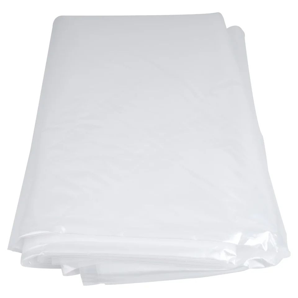 Clear Greenhouse Plastic Sheeting Cold Protection Cover, Waterproof UV-Resistant Garden Plant Frost Shield Film