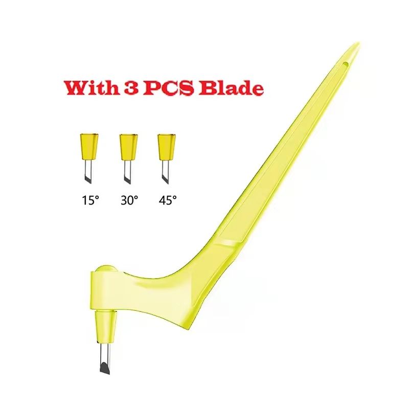 360 Degree Rotating Gyroscope Cutting Tool Set with Carbon Steel Blades and Cutting Pen