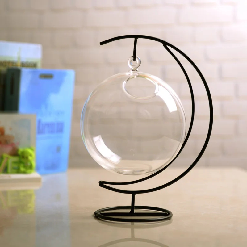 Suspended Transparent Hanging Glass Fish Tank Infusion Bottle Aquarium